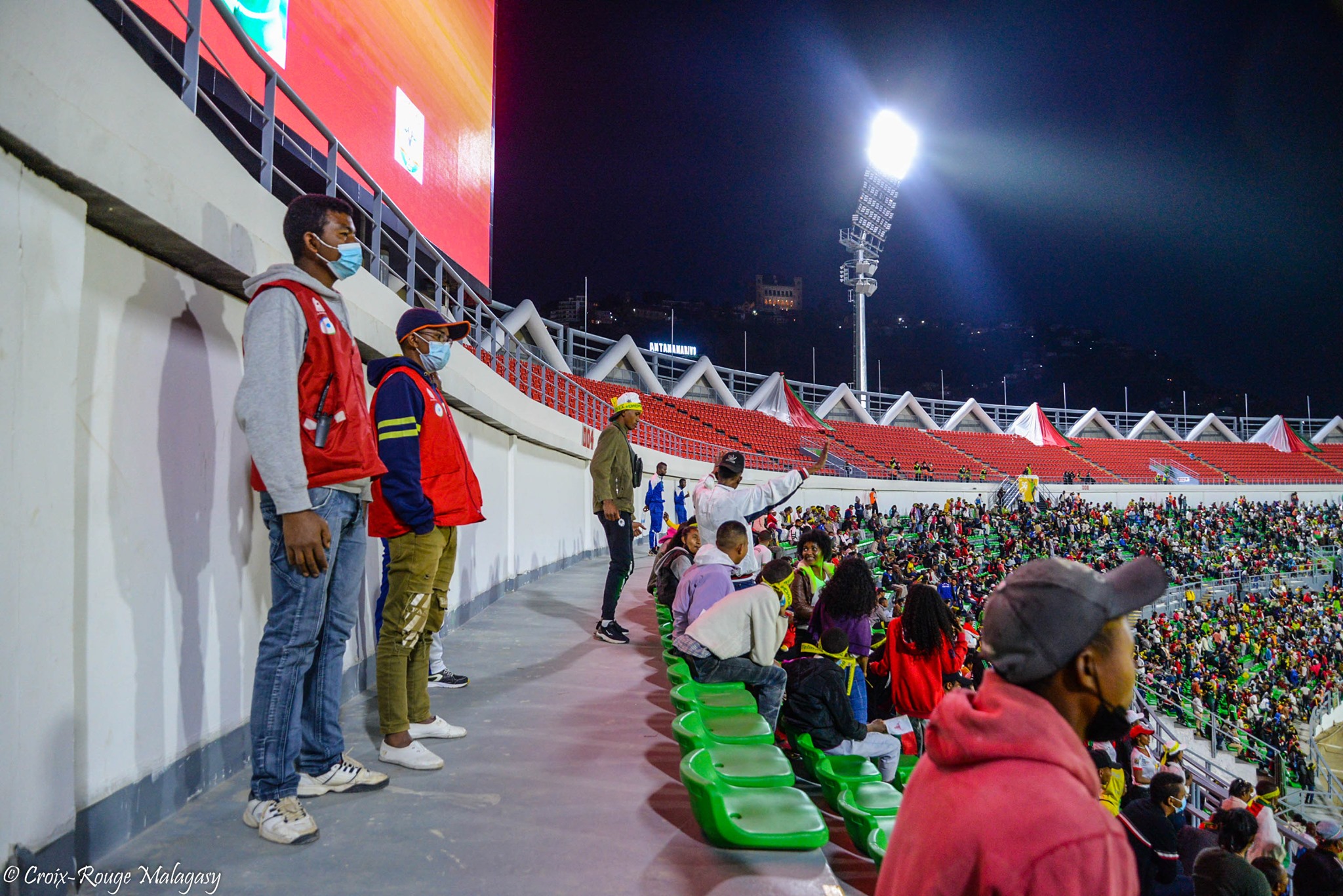 couverture sanitaire au Stade de Barea